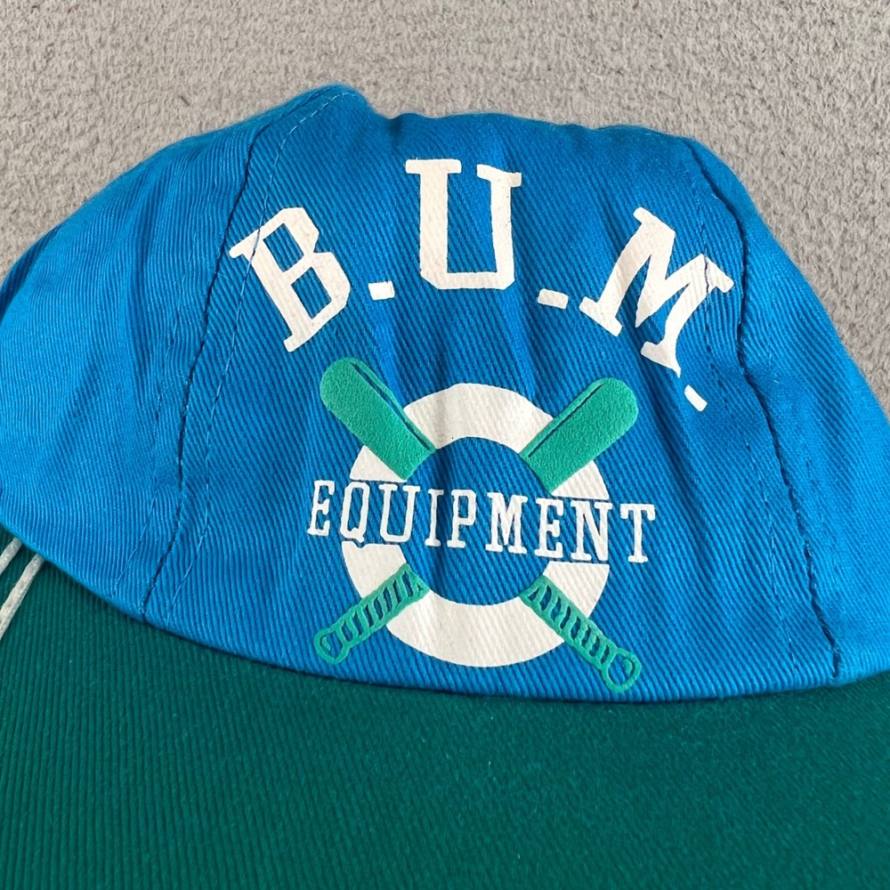 New BUM Equipment Kids Vintage Snapback Hat Blue Teal Baseball Cap ASST-12 - Picture 3 of 6